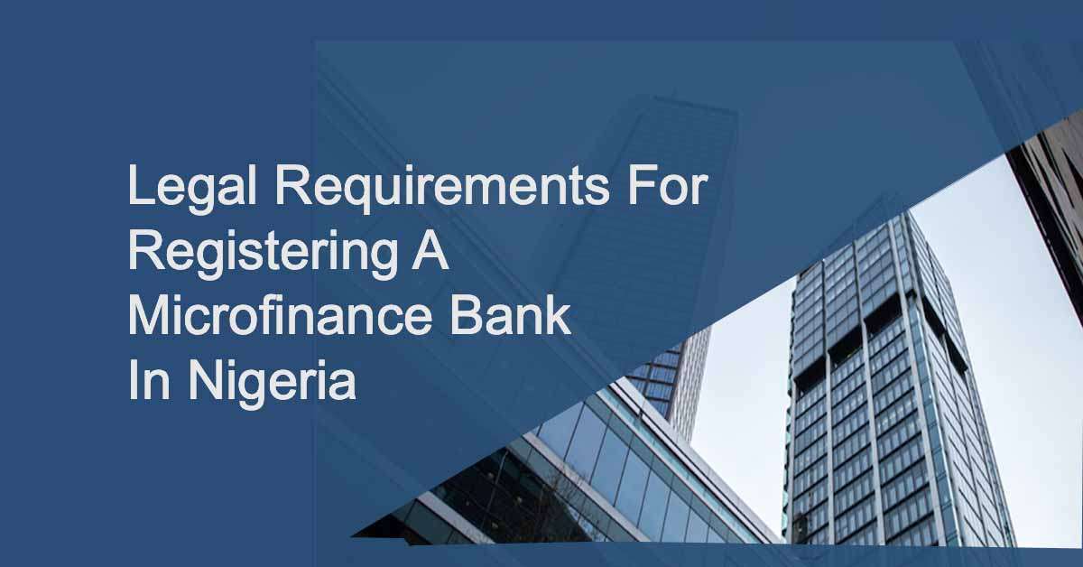 Register a microfinance bank in nigeria